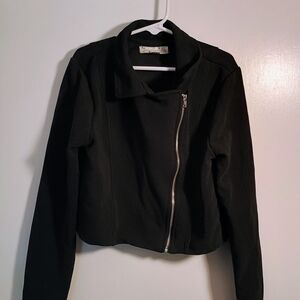 Knitworks Women's Black Leather Jacket